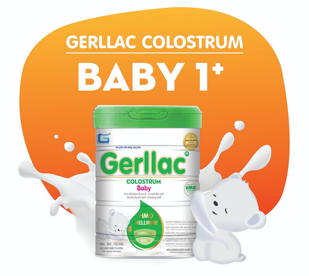 Sữa non Gerllac Baby 1+